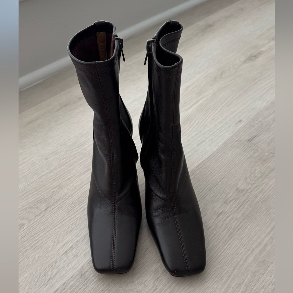 Tony Bianco Fomo Chocolate Nappa ankle boots